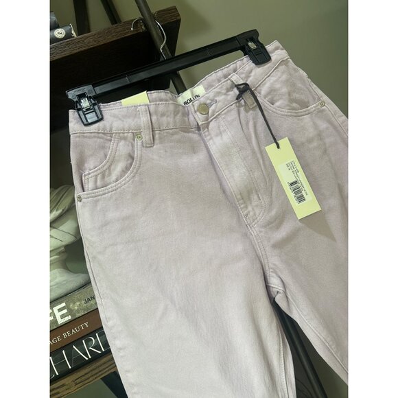 Rolla's Original Straight Leg Jeans Lavender Tie Dye Womens Size 28 - Picture 6 of 11